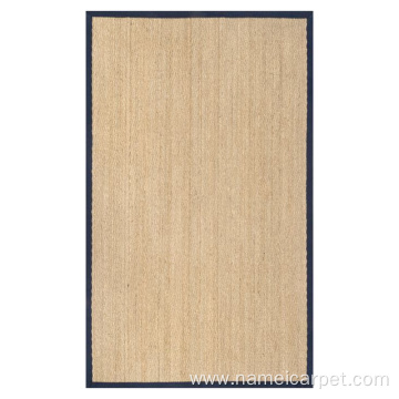 Natural fiber woven rug seagrass rugs floor mats